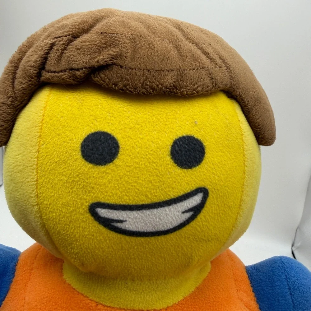 LEGO‎ Movie 2 Emmet Brickowski Plush Stuffed Toy Construction Worker 18 Inch